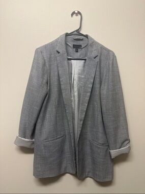 Topshop Gray Open-Front Women’s Blazer